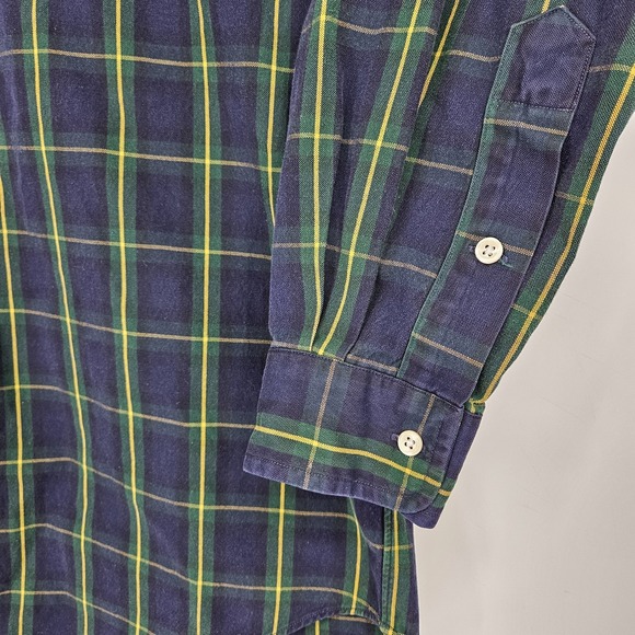 Ralph Lauren‎ Shirt Mens Medium Button Down Plaid Long Sleeve M Casual Preppy - Picture 3 of 10